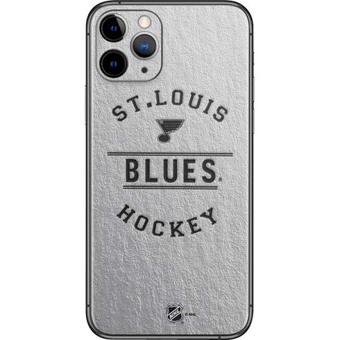 NHL St. Louis Blues Black Text iPhone 11 Pro Skin